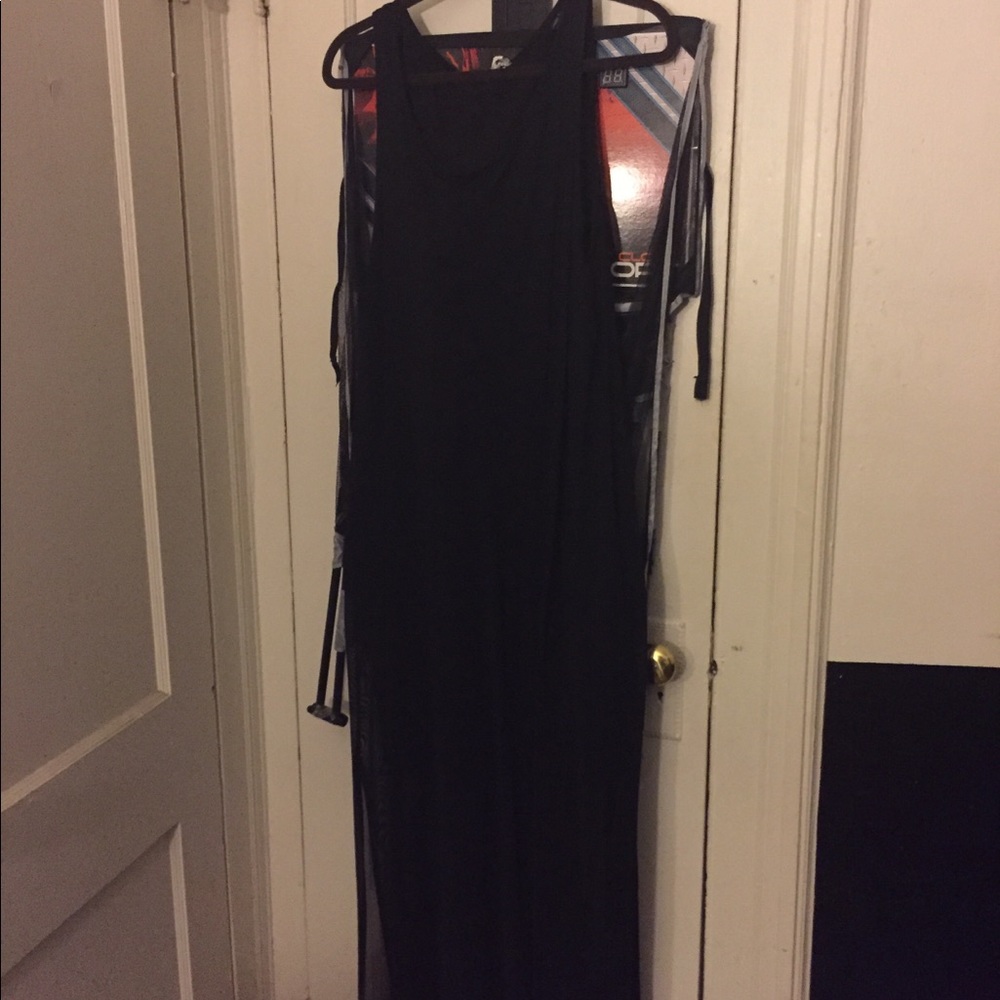 Sheer Black Maxi Dress